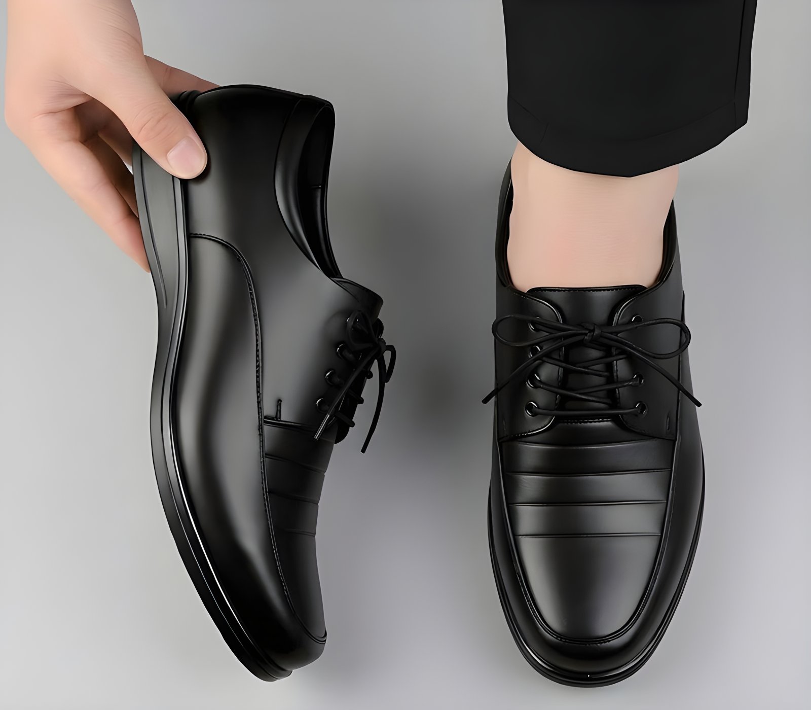 WUGO::Latest Fashionable Men Formal Shoes|Black Derby Shoes|Office Shoes For Men's & Boys