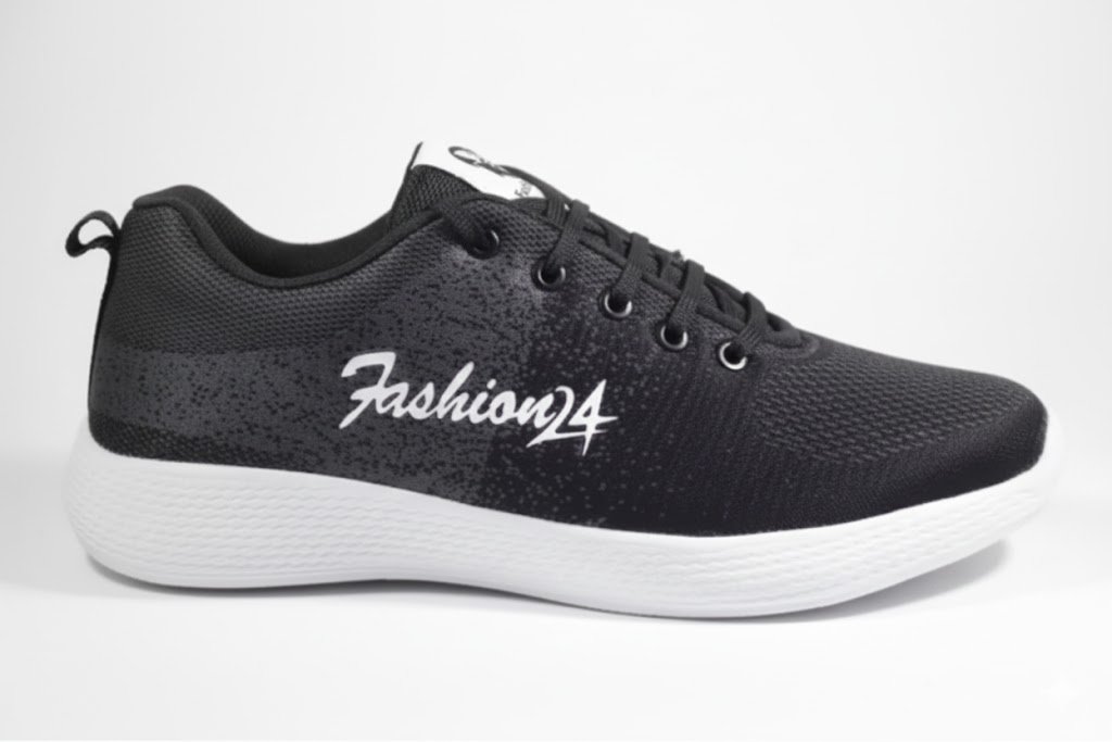 Latest Stylish Men Casual Navt Sports Shoes & Sneakers – Lightweight Breathable Mesh Lace-Up Running & Walking Shoes for Daily Wear, Gym & Outdoor Use
