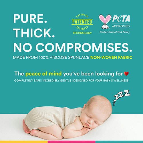 CUTETOTZ Premium Organic Baby Wet Wipes | Green Seal® Certified | 80 Wipes/Pack