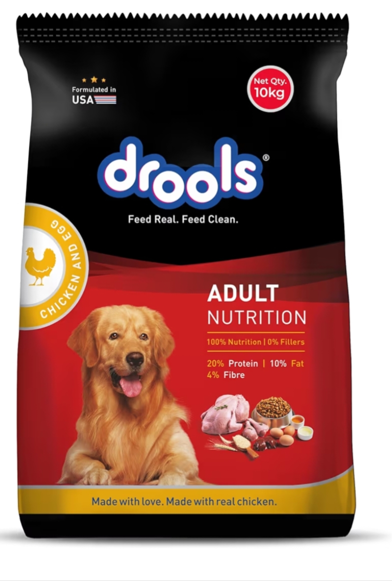 Drools Dog adult chi and egg 10kg