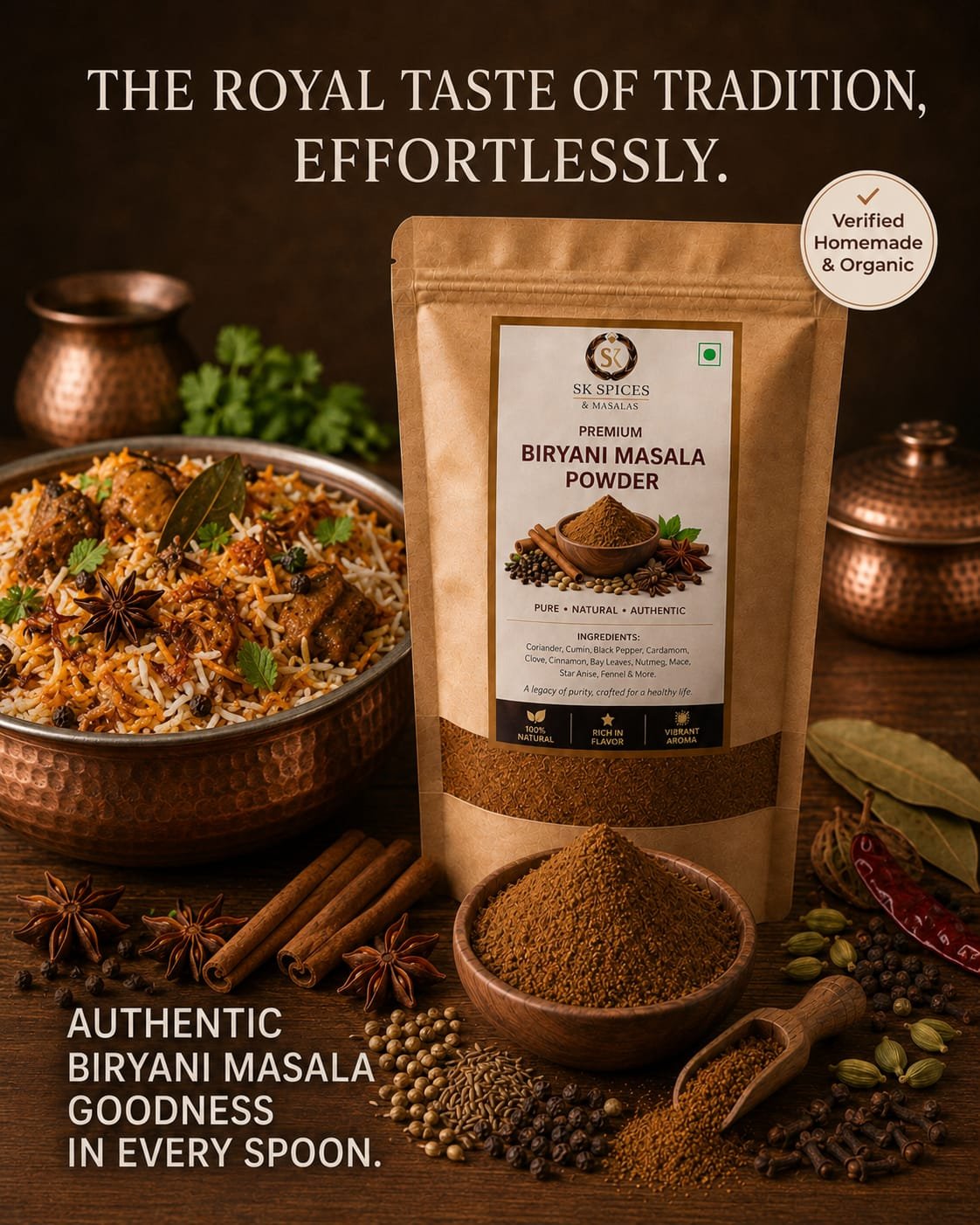 SK BIRYANI MASALA POWDER