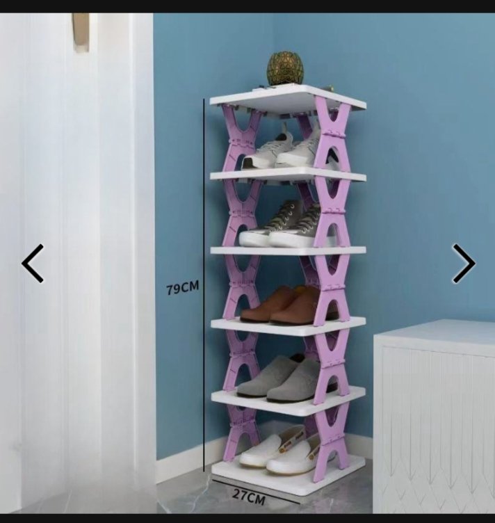 5-Tier Foldable Shoe Rack – Space-Saving Multi-Level Shoe Organizer for Home, Bedroom & Entryway