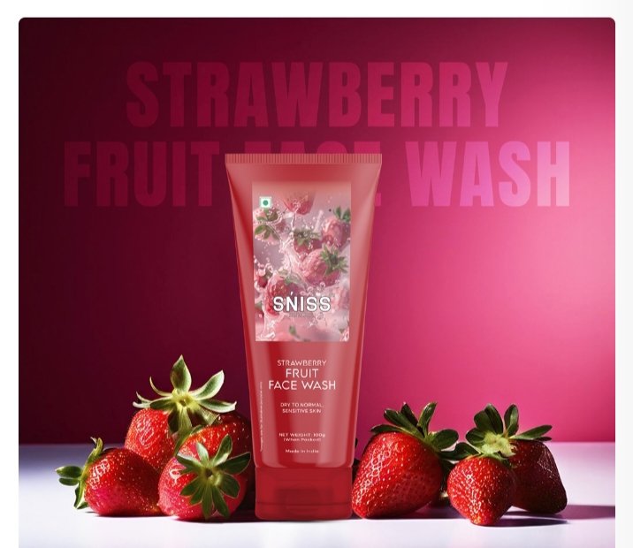 Strawberry Face Wash – Refreshing & Brightening Face Cleanser | Buy 1 Get 1 Free