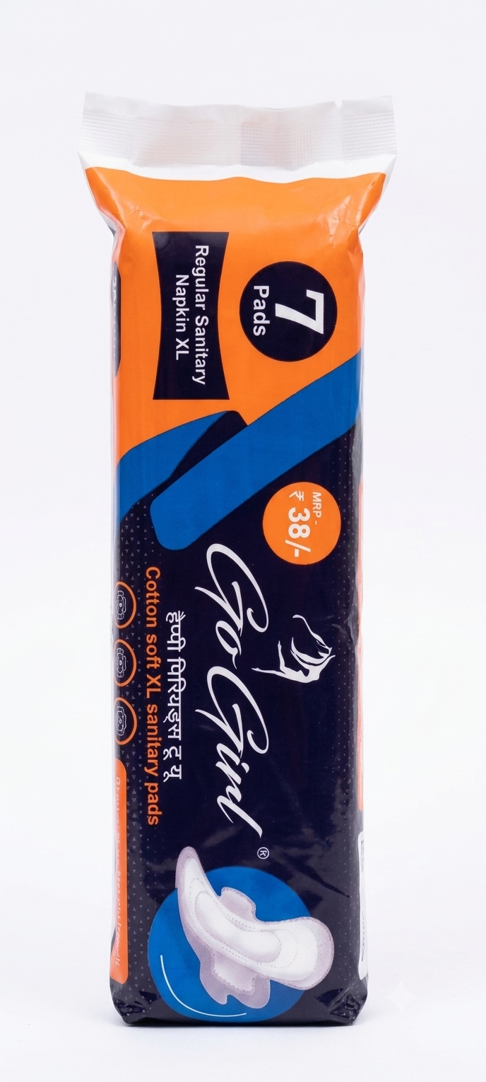 Go Girl Cotton Soft XL Sanitary Pads